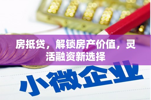 海盐房抵贷，解锁房产价值，灵活融资新选择