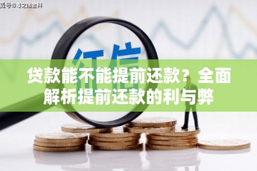 海盐贷款能不能提前还款？全面解析提前还款的利与弊