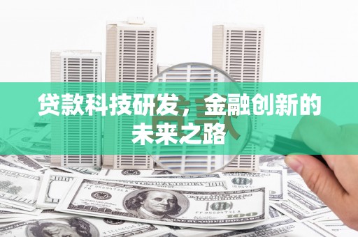 海盐贷款科技研发，金融创新的未来之路