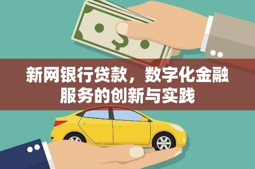 海盐新网银行贷款，数字化金融服务的创新与实践