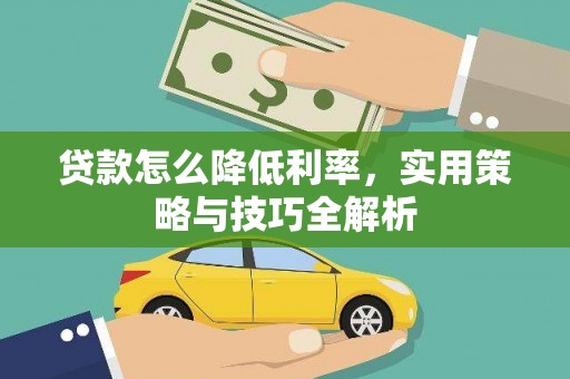 海盐贷款怎么降低利率，实用策略与技巧全解析