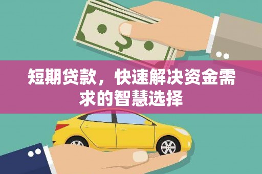 海盐短期贷款，快速解决资金需求的智慧选择