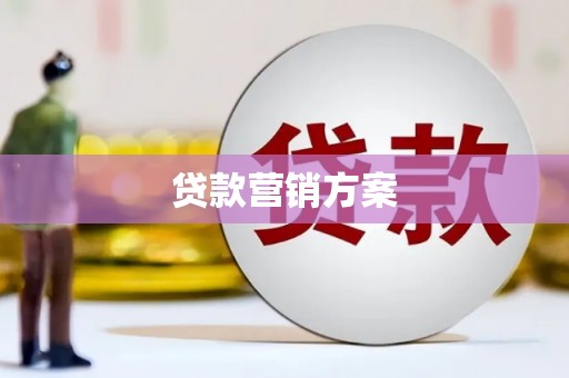海盐贷款营销方案
