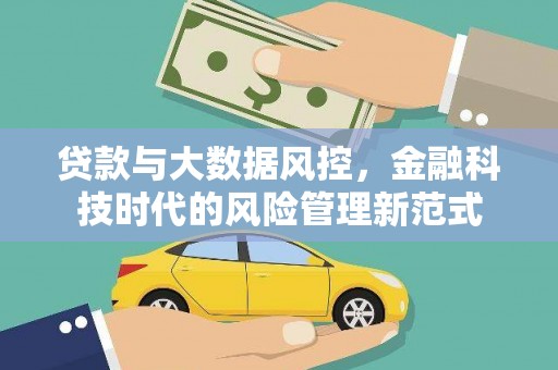 海盐贷款与大数据风控，金融科技时代的风险管理新范式