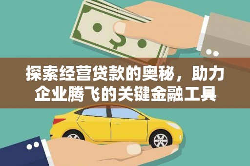 海盐探索经营贷款的奥秘，助力企业腾飞的关键金融工具