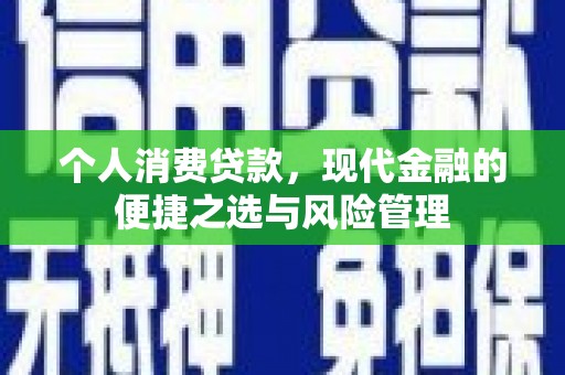海盐个人消费贷款，现代金融的便捷之选与风险管理