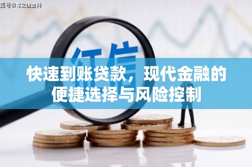 海盐快速到账贷款，现代金融的便捷选择与风险控制