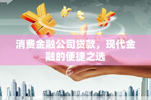 海盐消费金融公司贷款，现代金融的便捷之选