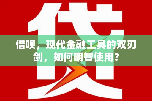 海盐借呗，现代金融工具的双刃剑，如何明智使用？