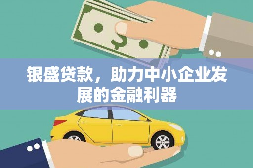海盐银盛贷款，助力中小企业发展的金融利器