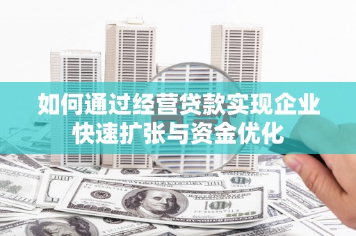 海盐如何通过经营贷款实现企业快速扩张与资金优化