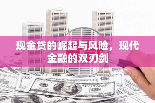 海盐现金贷的崛起与风险，现代金融的双刃剑
