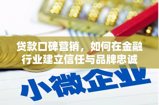 海盐贷款口碑营销，如何在金融行业建立信任与品牌忠诚