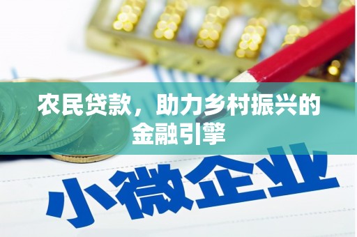 海盐农民贷款，助力乡村振兴的金融引擎