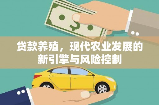 海盐贷款养殖，现代农业发展的新引擎与风险控制