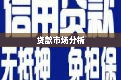 海盐贷款市场分析