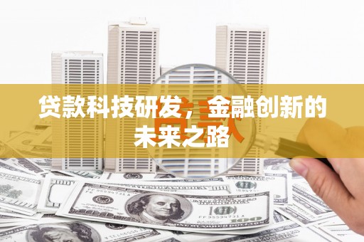 海盐贷款科技研发，金融创新的未来之路