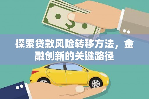 海盐探索贷款风险转移方法，金融创新的关键路径