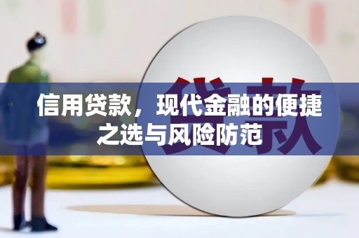 海盐信用贷款，现代金融的便捷之选与风险防范