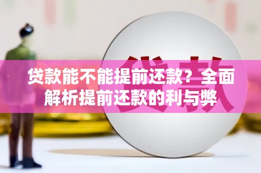 海盐贷款能不能提前还款？全面解析提前还款的利与弊
