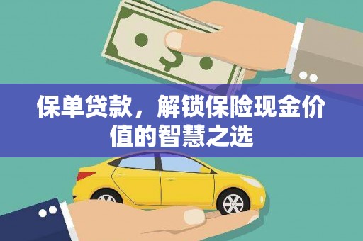 海盐保单贷款，解锁保险现金价值的智慧之选