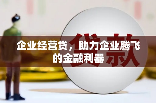 海盐企业经营贷，助力企业腾飞的金融利器