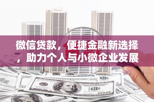 海盐微信贷款，便捷金融新选择，助力个人与小微企业发展