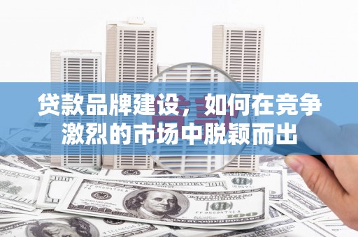 海盐贷款品牌建设，如何在竞争激烈的市场中脱颖而出