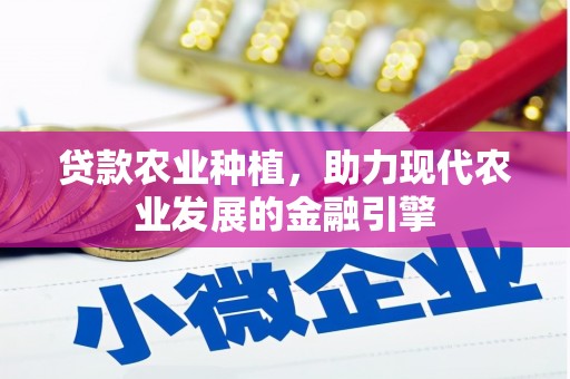 海盐贷款农业种植，助力现代农业发展的金融引擎