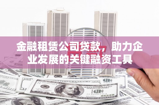 海盐金融租赁公司贷款，助力企业发展的关键融资工具
