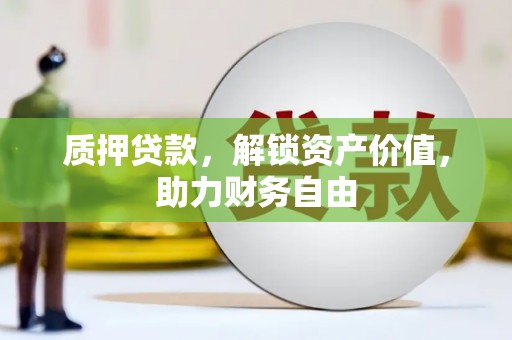 海盐质押贷款，解锁资产价值，助力财务自由