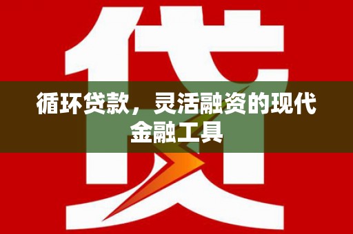 海盐循环贷款，灵活融资的现代金融工具