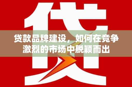 海盐贷款品牌建设，如何在竞争激烈的市场中脱颖而出