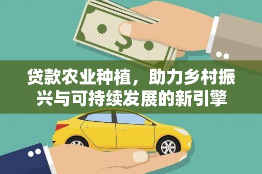 海盐贷款农业种植，助力乡村振兴与可持续发展的新引擎