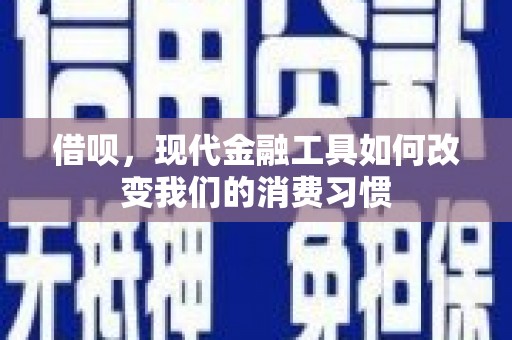 海盐借呗，现代金融工具如何改变我们的消费习惯