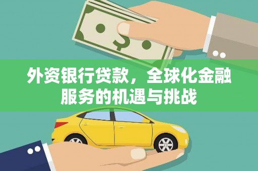 海盐外资银行贷款，全球化金融服务的机遇与挑战