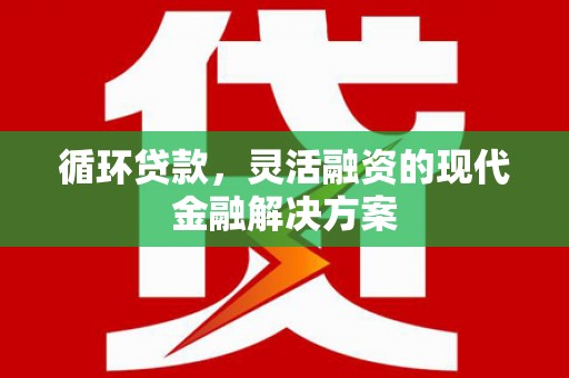 海盐循环贷款，灵活融资的现代金融解决方案