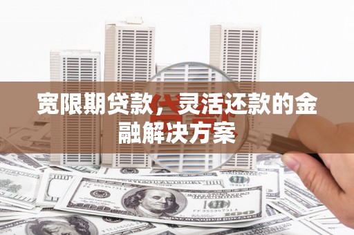 海盐宽限期贷款，灵活还款的金融解决方案