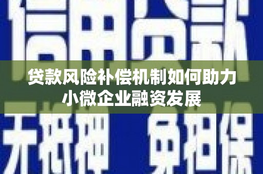 海盐贷款风险补偿机制如何助力小微企业融资发展