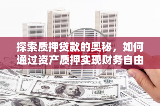海盐探索质押贷款的奥秘，如何通过资产质押实现财务自由