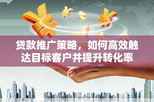 海盐贷款推广策略，如何高效触达目标客户并提升转化率