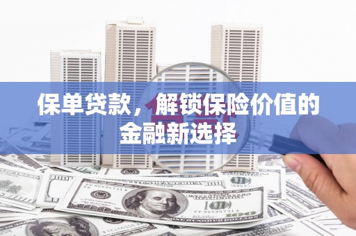 海盐保单贷款，解锁保险价值的金融新选择