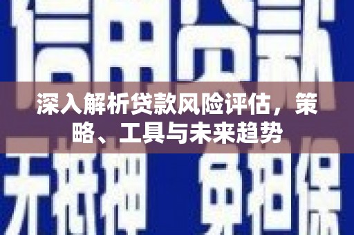 海盐深入解析贷款风险评估，策略、工具与未来趋势
