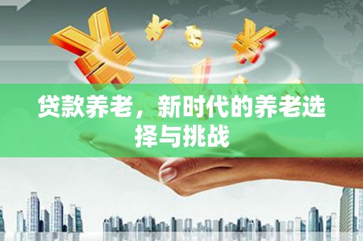 海盐贷款养老，新时代的养老选择与挑战