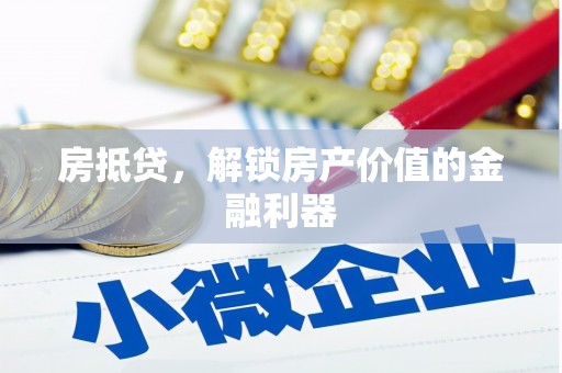 海盐房抵贷，解锁房产价值的金融利器