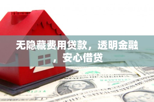 海盐无隐藏费用贷款，透明金融，安心借贷