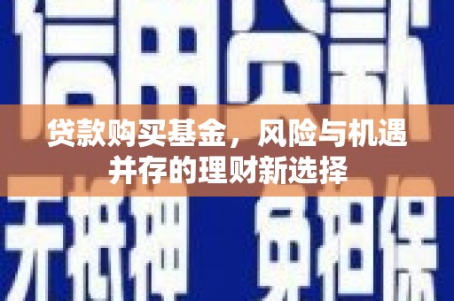 海盐贷款购买基金，风险与机遇并存的理财新选择