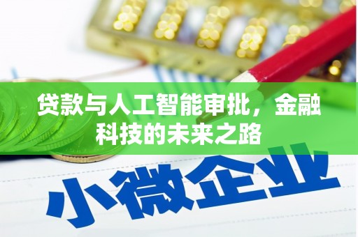海盐贷款与人工智能审批，金融科技的未来之路
