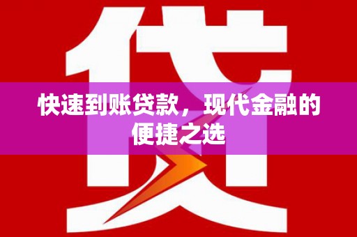 海盐快速到账贷款，现代金融的便捷之选