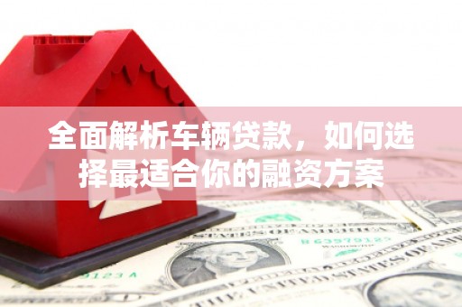 海盐全面解析车辆贷款，如何选择最适合你的融资方案